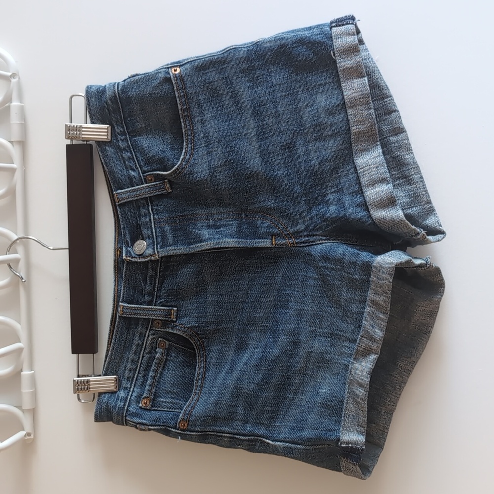 Levi's Cuffed Denim Shorts